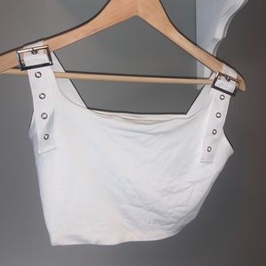 White Crop Top